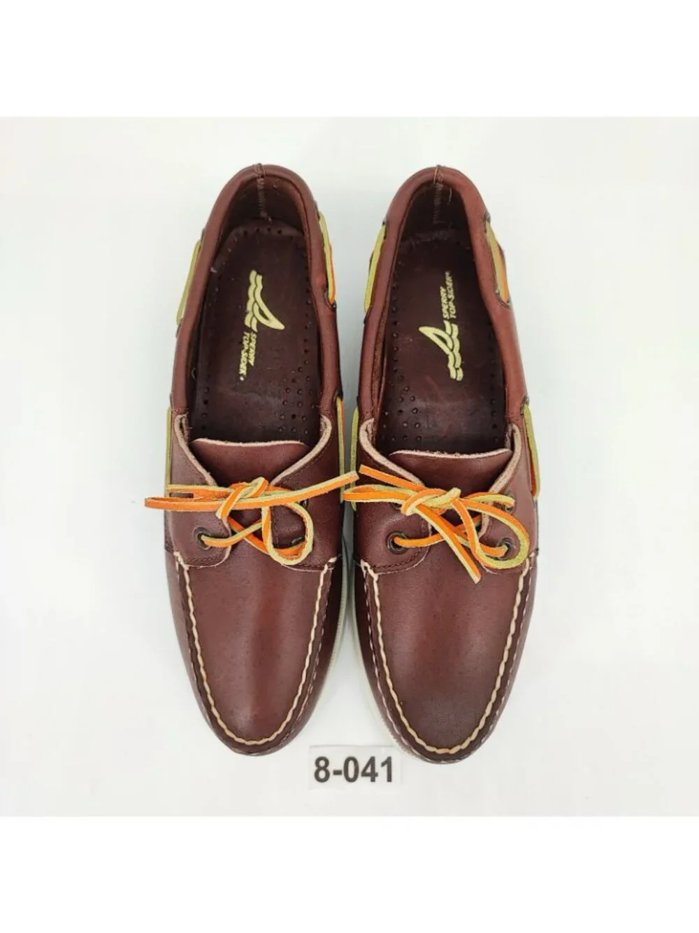 Sperry Authentic Original 2-Eye Men's Size 8.5 Leather Brown Boat Shoe 0197514